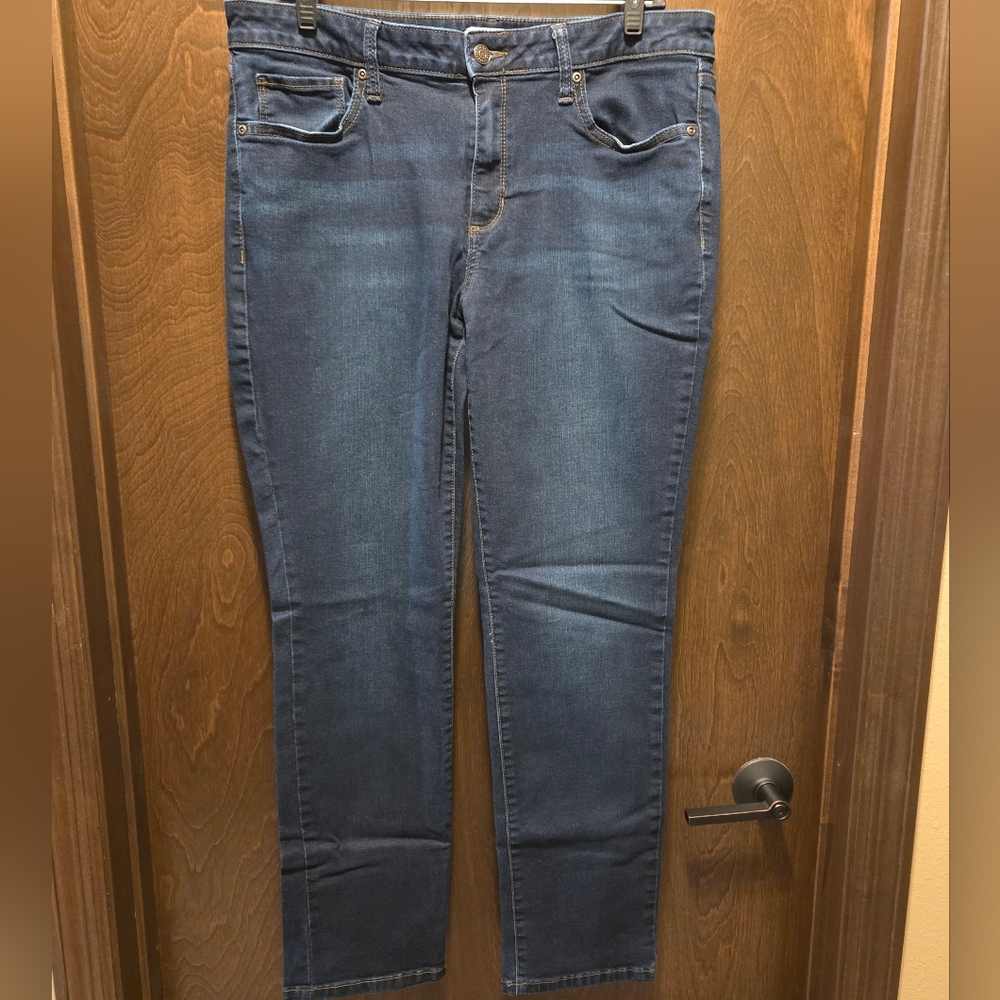 Sonoma Women's Dark Blue Straight Leg Jeans